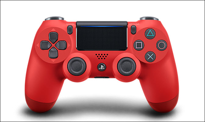 PS4コントローラー　DUALSHOCK4　デュアルショック4 　RED