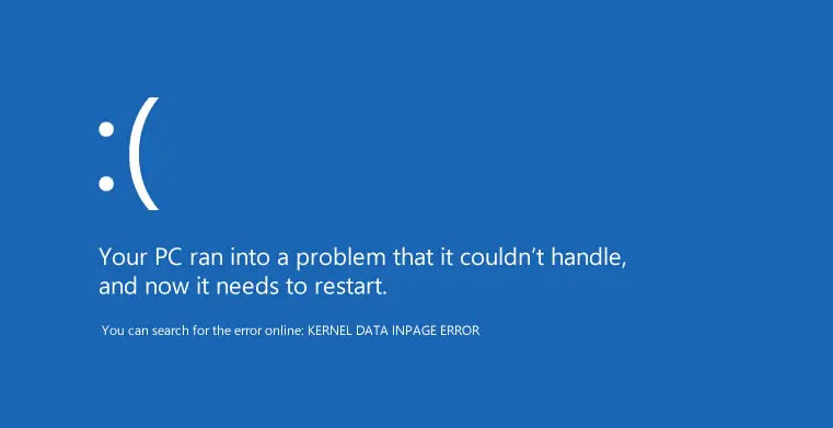 KERNEL DATA INPAGE ERROR】 エラーの対処法一覧｜Windows 11/10